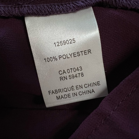 NWT HOUSE OF HARLOW Ruffle Tier Balloon Sleeve Berry Rust Floral Dress 12 - Picture 7 of 7